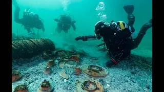 Miniature : Découverte d’une exceptionnelle cargaison romaine échouée au fond du lac de Neuchâtel
