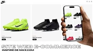 Miniature : 👉 Créer une page E-Commerce Nike avec HTML & CSS | Design Pro Responsive