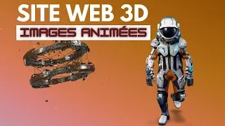 Miniature : 👨‍💻Créer un Site Web 3D Interactif avec des Images Animées | Tuto HTML & CSS📱