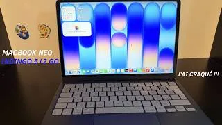 Miniature : UNBOXING + CONFIGURATION du MacBook Neo Indigo 512 Go 😍 (Premières impressions !)