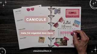 Miniature : J’ai préparé mon mois de juillet pendant la canicule 📖
