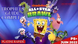 Miniature : Nickelodeon All-Star Brawl - Guide Complet: Parlons Trophées (PS4&PS5)(Jeu Gratuit de PS+ Juin 2022)