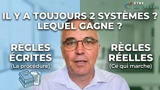 Miniature : Il y a toujours 2 systèmes de règles dans une organisation. Lequel fait vraiment tourner la vôtre ?