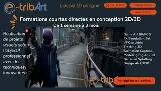 Miniature : e tribArt  Formations courtes - Conception de visuels 2D/3D avec les techniques innovantes