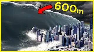 Miniature : Et si un TSUNAMI de 600m frappait l'EUROPE demain? (horrible)