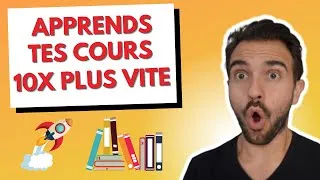 Miniature : Comment APPRENDRE 10X PLUS VITE tes cours grâce à 3 TECHNIQUES validées par la SCIENCE