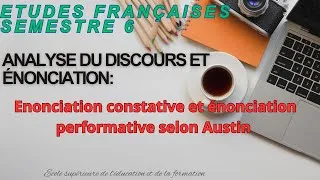 Miniature : Etudes françaises semestre 6 : Analyse du discours et énonciation