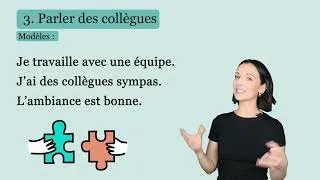 Miniature : Comment parler des collègues, des pauses en français facile