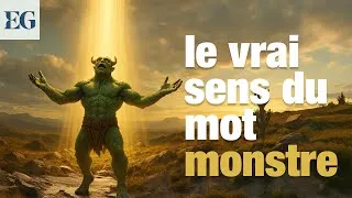 Miniature : Quel est le vrai sens du mot monstre ?