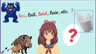 Miniature : lait, laid, les, laie, etc.