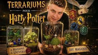 Miniature : J’ai créé des TERRARIUMS Harry Potter pour un mariage