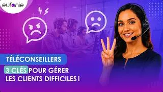 Miniature : Téléconseillers : 3 clés pour gérer les clients difficiles