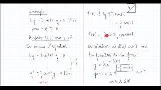 Miniature : Équations différentielles TD1