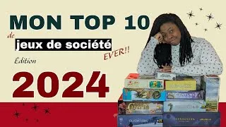 Miniature : TOP 10 | Jeux de société préférés | 2024 🎲✨