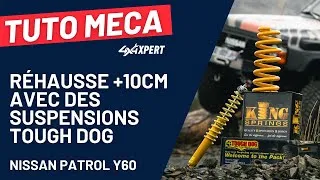 Miniature : 🛠 Comment rehausser de 10 cm un Nissan Patrol Y60 avec des suspensions TOUGH DOG ? 🛠