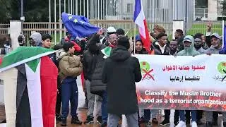 Miniature : European Protest in Geneva: "The Muslim Brotherhood Threatens Europe"