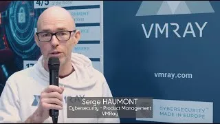 Miniature : ECW 2025 - Interview de Serge Haumont, Cybersecurity - Product Manager, VMRay