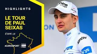 Miniature : Le Tour de France de Paul Seixas : Le maillot blanc et une superbe 4e place au général ! (Étape 14)