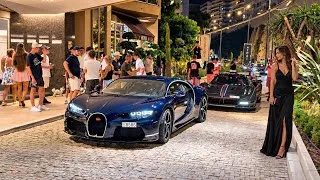 Miniature : MONACO MIDNIGHT CAR PARTY 🇲🇨 Supercars, Luxury & Billionaire Nightlife