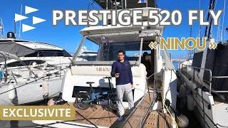 Miniature : PRESTIGE 520 FLY « Ninou » Yacht d’occasion disponible à le vente - Visite à bord groupe Euro-Voiles