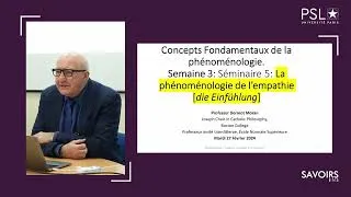 Miniature : Dermot MORAN | La phénoménologique de l’empathie