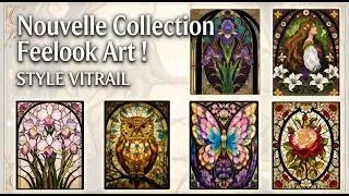 Miniature : Unboxing Diamond Painting • À la découverte de la collection Art Nouveau Feelook Art ! 🌸✨