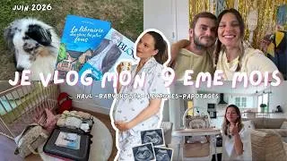 Miniature : Mon 9ᵉ mois de grossesse en vlog | Confidences, lectures, achats & rendez-vous