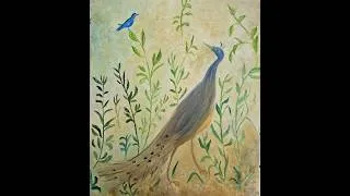 Miniature : Le Paon et l'Oiselle