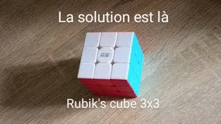Miniature : comment résoudre le Rubik's cube 3x3 ( méthode débutant)