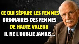 Miniature : Ce qui sépare les femmes ordinaires des femmes de haute valeur — il ne l'oublie jamais...| Carl Jung