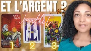 Miniature : Le tirage de l'argent et opportunités 🦋 JUILLET ♀️ 3 choix | Guidance Tarot intemporelle 🐾