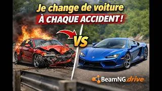 Miniature : 🚗 Je change de voiture à chaque accident sur BeamNG drive !