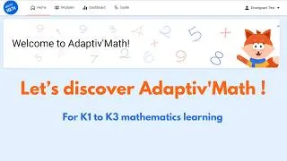 Miniature : Adaptiv’Math: an adaptive learning platform to support every student in mathematics
