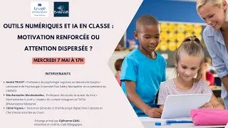 Miniature : Conférence terrains innovants   Outils numériques et IA en classe  motivation renforcée ou attention