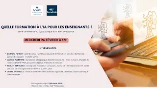 Miniature : Ethique et IA dans l'éducation Quelle formation à l’IA pour les enseignants