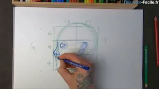 Miniature : Apprends à dessiner facilement un visage de profil - Tutoriel pour débutants