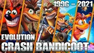 Miniature : Evolution de Crash Bandicoot le jeux 1996-2021