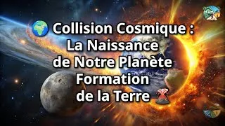 Miniature : 🌍 Collision Cosmique : La Naissance de Notre Planète | Formation de la Terre 🔥🌑