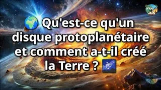 Miniature : 🌍 Qu'est-ce qu'un disque protoplanétaire et comment a-t-il créé la Terre ? 🌌