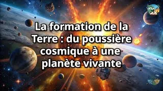 Miniature : 🌍 La formation de la Terre : du poussière cosmique à une planète vivante 🌌