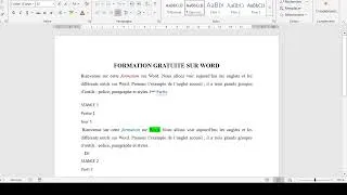 Miniature : Formation sur Word : Comment sélectionner rapidement