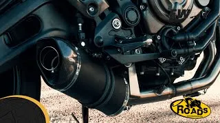 Miniature : Roadsitalia MT07 EXHAUST ➡ Special Titanium - PURE SOUND & TEST [2/2]