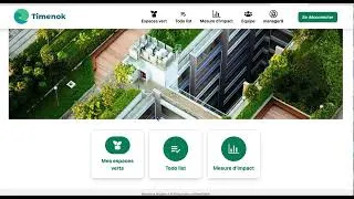 Miniature : Démo Timenok : Fonctionnalités de gestion des espaces verts