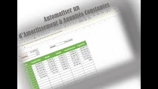 Miniature : Tableau d’Amortissement d’emprunt à Annuités Constantes