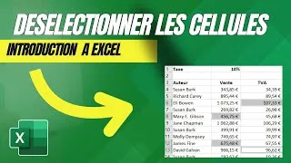Miniature : COMMENT DESELECTIONNER LES CELLULES?