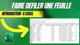 Miniature : COMMENT DEPLACER OU FAIRE DEFILER UNE FEUILLE DE CALCUL?