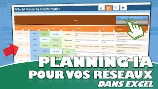 Miniature : Le planning Excel qui prépare vos posts, idées et prompts IA à votre place