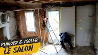 Miniature : On ISOLE et PLAQUE les murs du salon | Rénovation - SDC #36