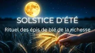Miniature : SOLSTICE D'ETE - Rituel des épis de blé de la RICHESSE