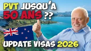 Miniature : Visa Nouvelle-Zélande 2026 🇳🇿 | Nouveautés Visa Travail, Résidence & PVT (Ce qui change vraiment)